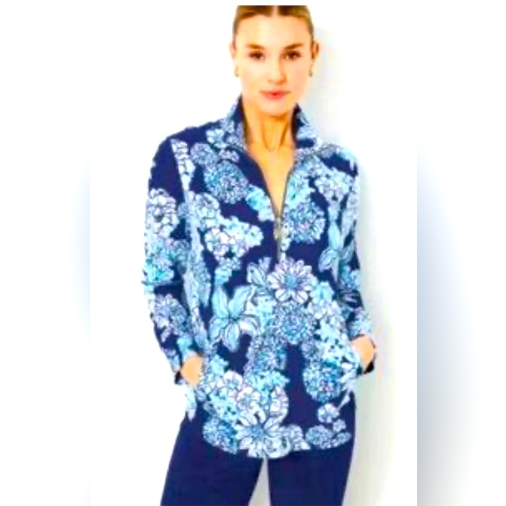 Lilly Pulitzer UPF 50+ Skipper Popover NWT L